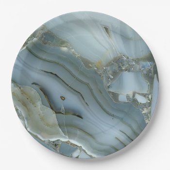 Marble And Crystal Paper Plates by ARTBRASIL at Zazzle