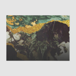 Marble and Glitter Abstract Texture Tissue Paper