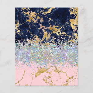 Marble and glitter scrapbook background