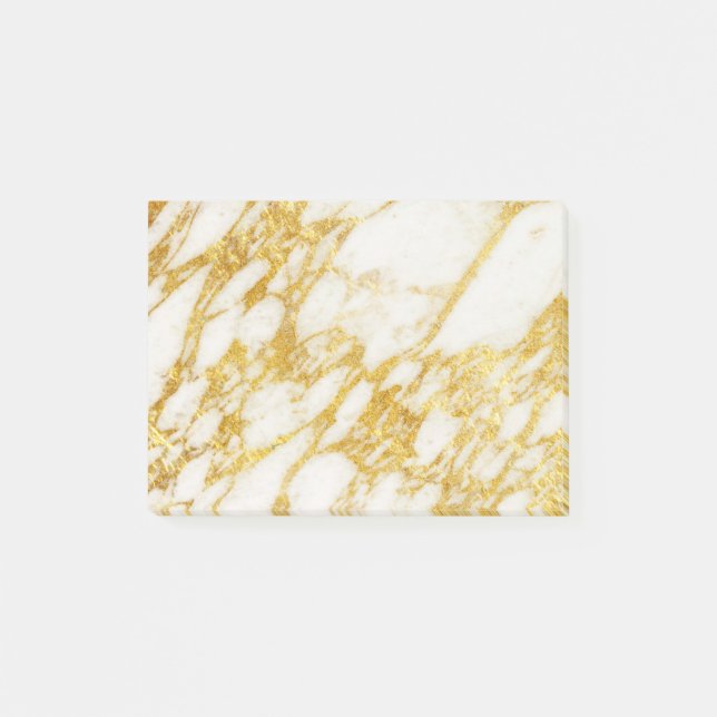 marble and gold texture post-it notes (Front)