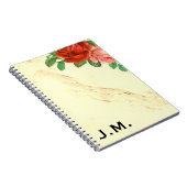 Marble and Roses Notebook (Right Side)