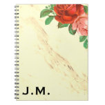 Marble and Roses Notebook