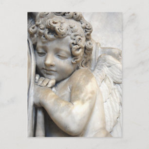 Marble Angel in Venice Postcard