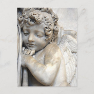 Marble Angel in Venice Postcard