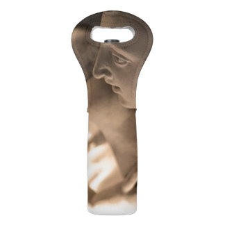 Marble Angel Sculpture Art Print Wine Bag