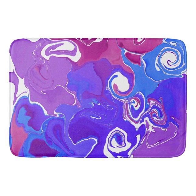 Marble Art bathroom mat & rug. (Front)