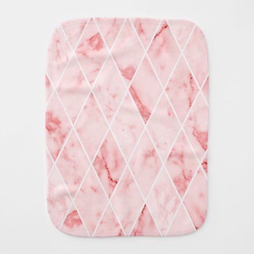 marble baby burp cloth