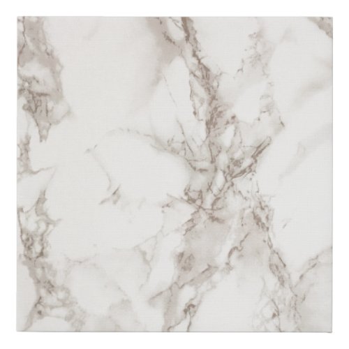 Marble background backdrop faux canvas print