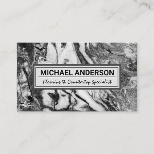 Marble Background Business Card