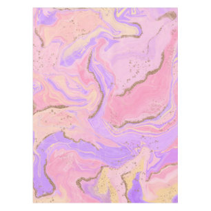 Marble background - pink & purple tablecloth