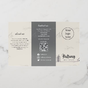 Marble Background Property Business Brochure