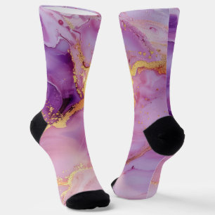 Marble Background Socks
