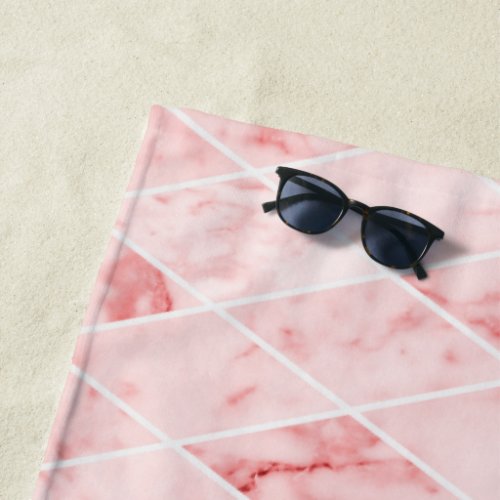 marble beach towel