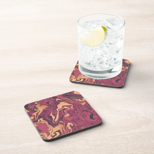Marble Beverage Coaster (Right Side)