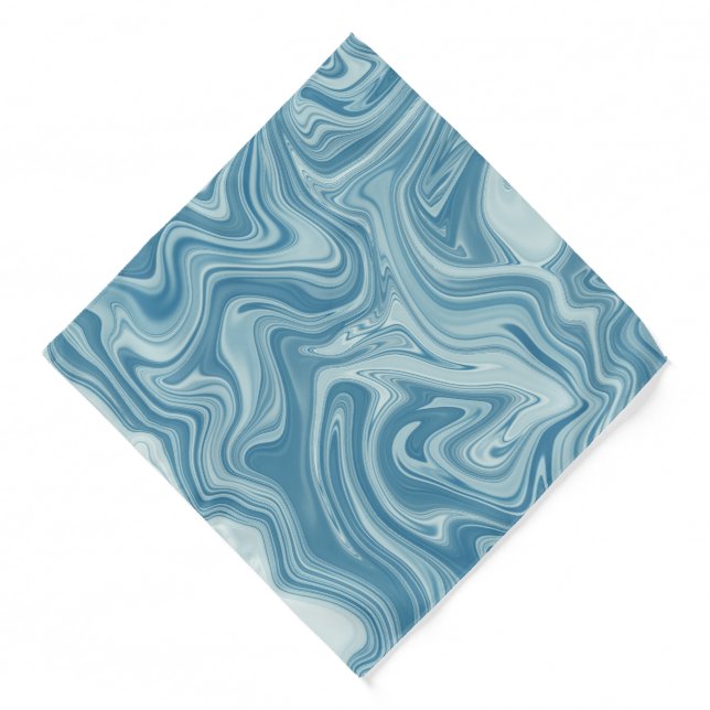 Marble blue  bandana (Front)