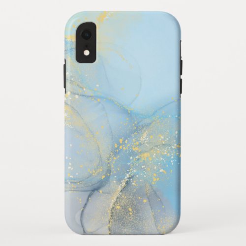 Marble Blue Case_Mate Tough Apple iPhone XR Case