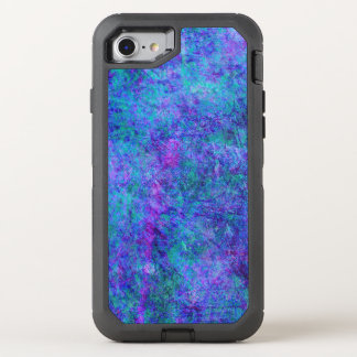 Marble Blue OtterBox Defender iPhone SE/8/7 Case