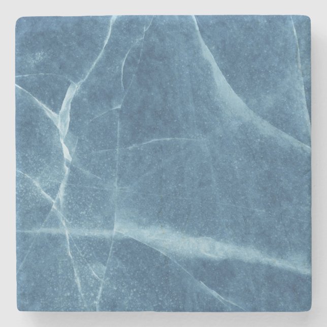 Marble Blue Stone Coaster (Front)