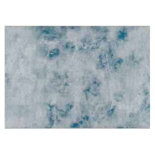 Marble Blue Texture Background Cutting Board