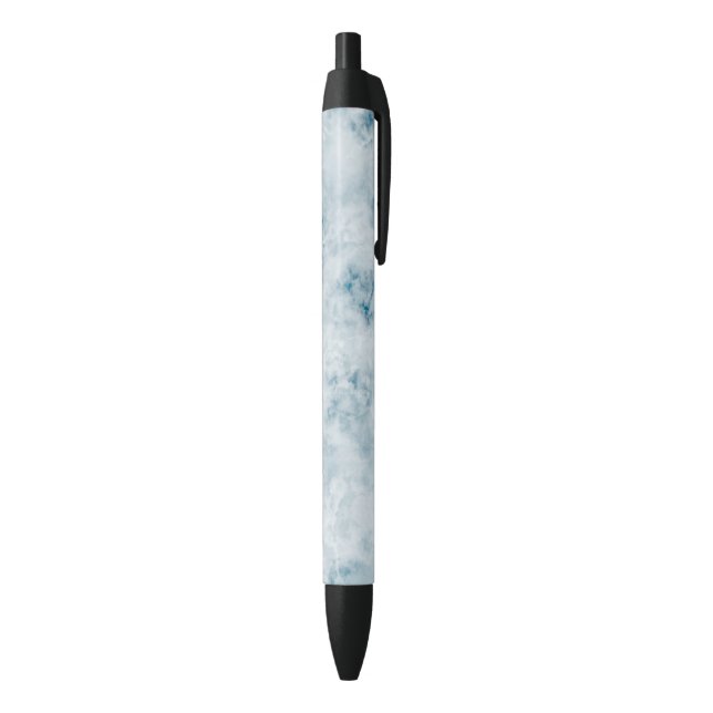 Marble Blue Texture Background Pen (Bottom (Vertical))