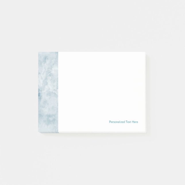 Marble Blue Texture Background Post-it Notes (Front)