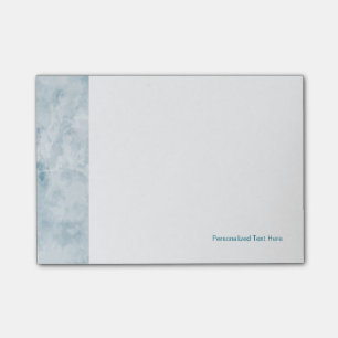Marble Blue Texture Background Post-it Notes