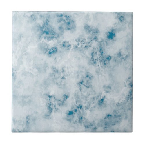 Marble Blue Texture Background Tile