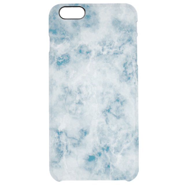 Marble Blue Texture Background Uncommon iPhone Case (Back)