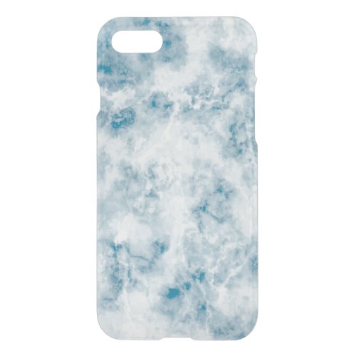 Marble Blue Texture Background iPhone SE87 Case