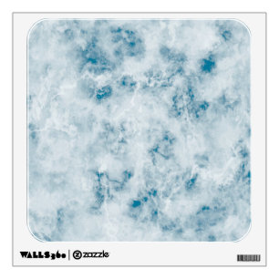 Marble Blue Texture Background Wall Sticker
