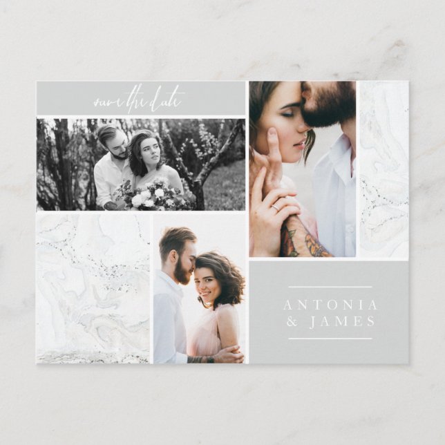 MARBLE BOXES SAVE THE DATE CARD (Front)