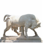 Marble Bull  on a high pedestal scalpure Statuette<br><div class="desc">Marble Bull on a high pedestal. Impressive is the copy of the marble bull that has been erected in the burial grounds of Dionysios by Kollytos and dates from 345 to 338 BC.</div>