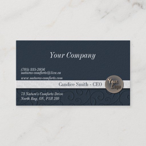 Customizable Marble Business Card