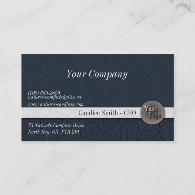 Marble Business Card (Front)