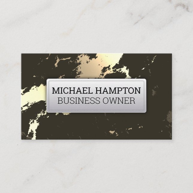 Marble Business Card (Front)
