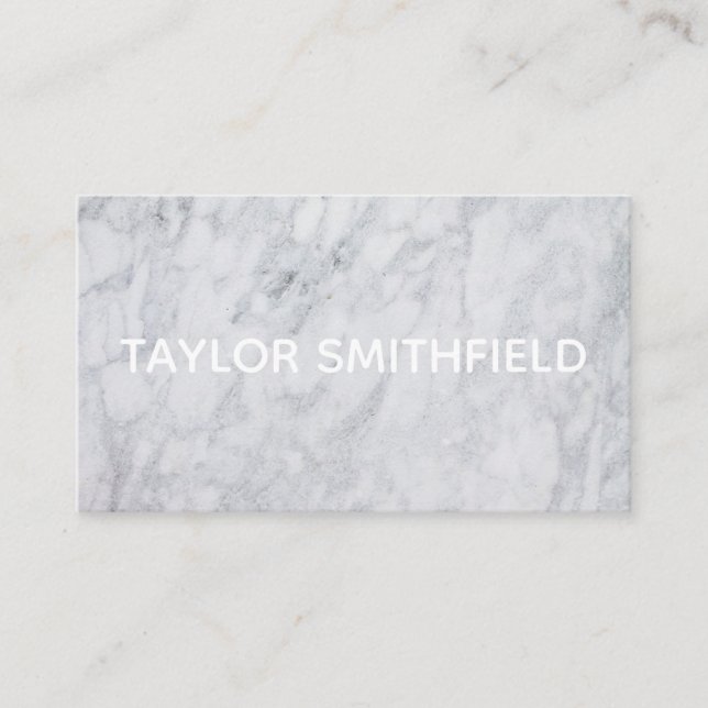 Marble Business Card (Front)