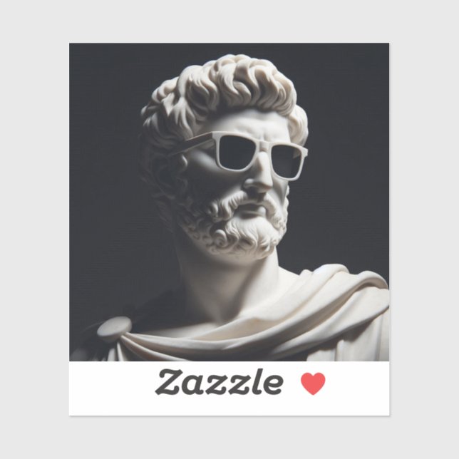 Marble bust sticker (Sheet)