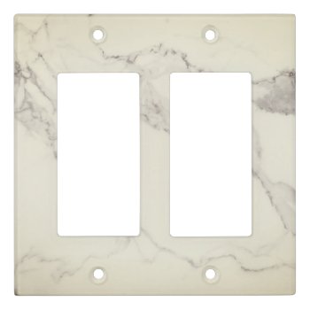 Marble Cafe Beige Light Switch Cover by TheSillyHippy at Zazzle