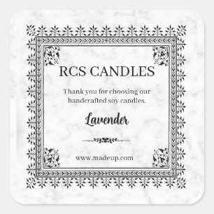 Marble Candle Sticker