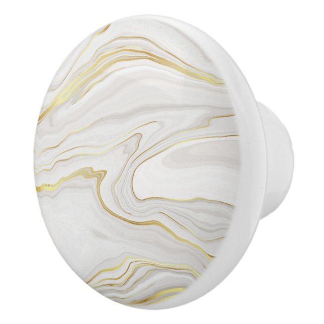 Marble Ceramic Knob (Right)