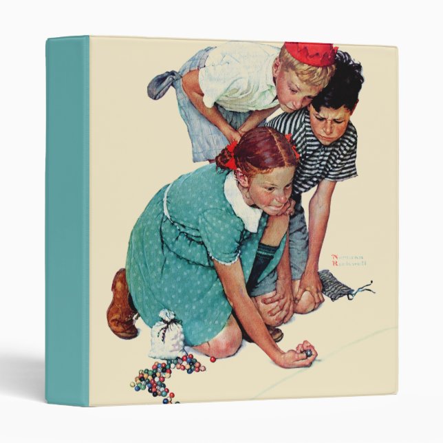 Marble Champion 3 Ring Binder (Front/Spine)