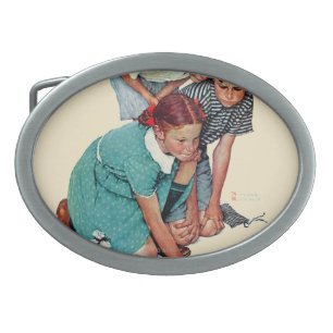 Marble Champion Belt Buckle