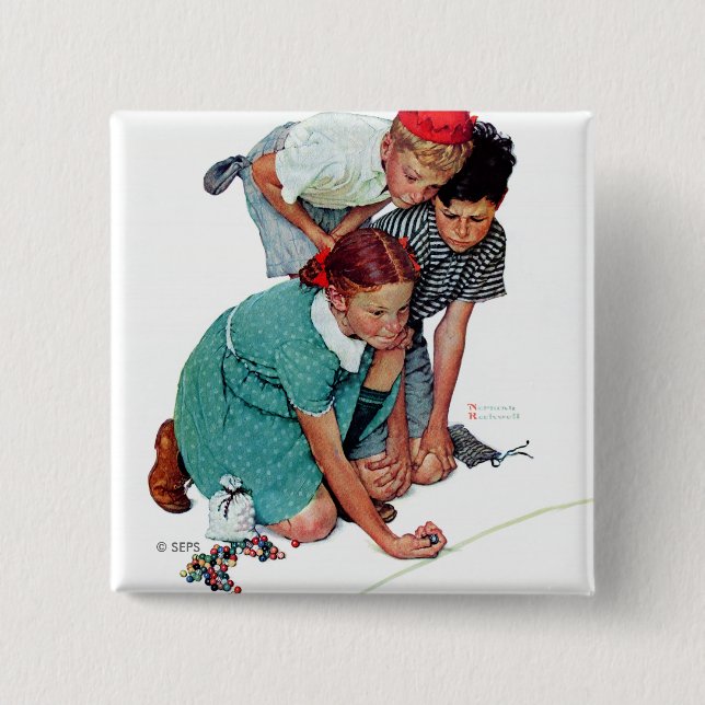 Marble Champion Button (Front)