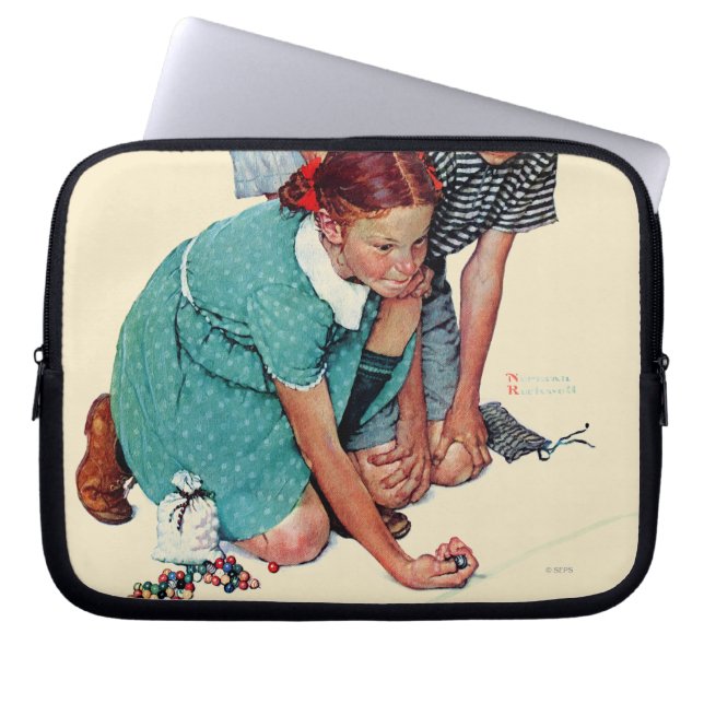 Marble Champion Laptop Sleeve (Front)