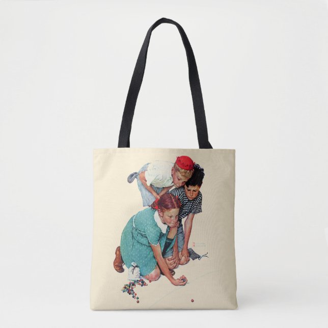 Marble Champion Tote Bag (Front)