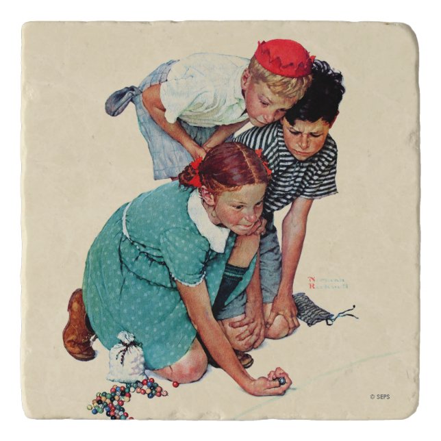 Marble Champion Trivet (Front)