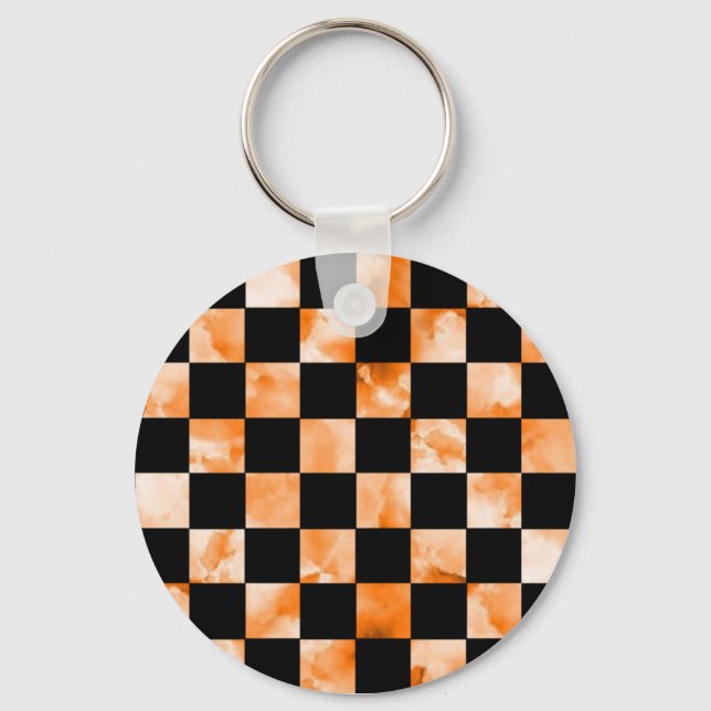 Marble Checkerboard Keychain (Front)