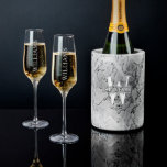 Marble Chiller with Set of 2 Champagne Flutes<br><div class="desc">This champagne gift set with a beautiful white marble bottle chiller is a thoughtful wedding or housewarming gift that will delight friends or loved ones alike.</div>