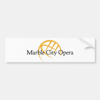 marble city opera bumper sticker