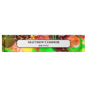 Marble Classy Modern Personalized Desk Name Plate